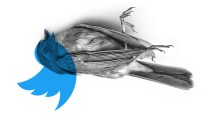 Dead Twitter bird