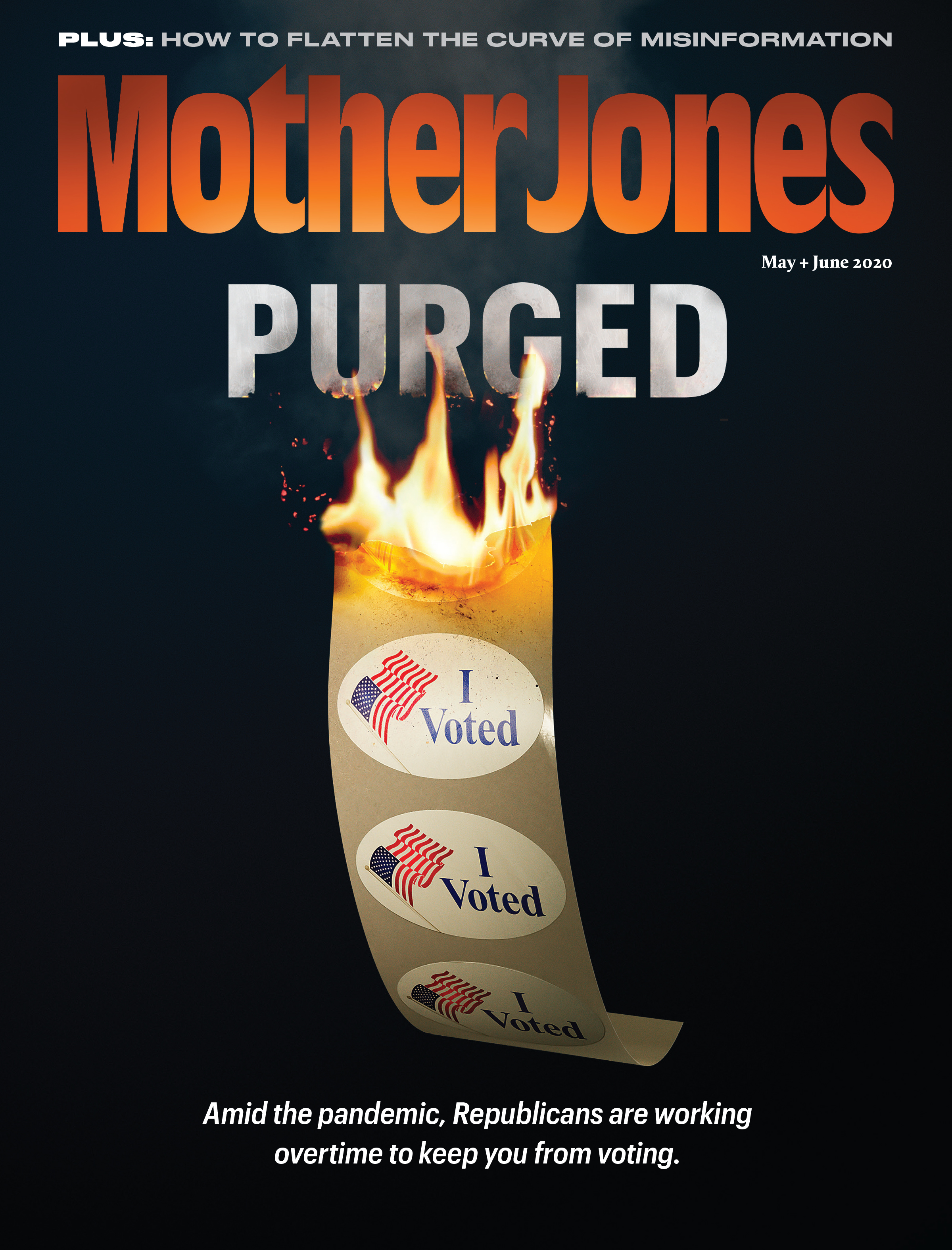Mother Jones Magazine Cover : November + December 2019