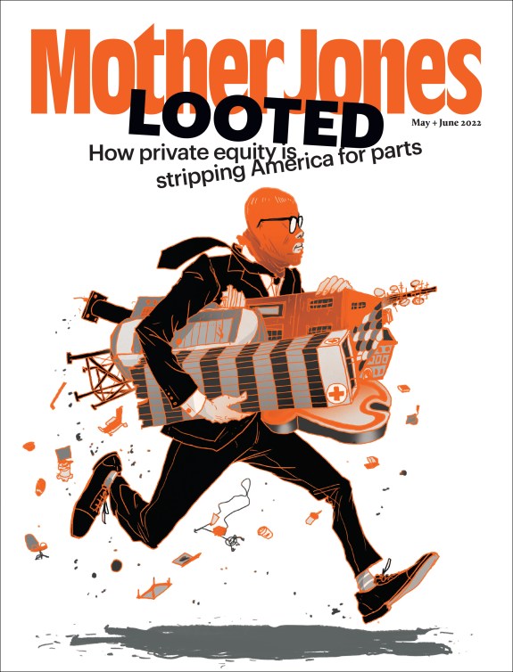 Mother Jones Magazine Cover : May + June 2022