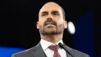 Eduardo Bolsonaro speaks during 2025 CPAC.
