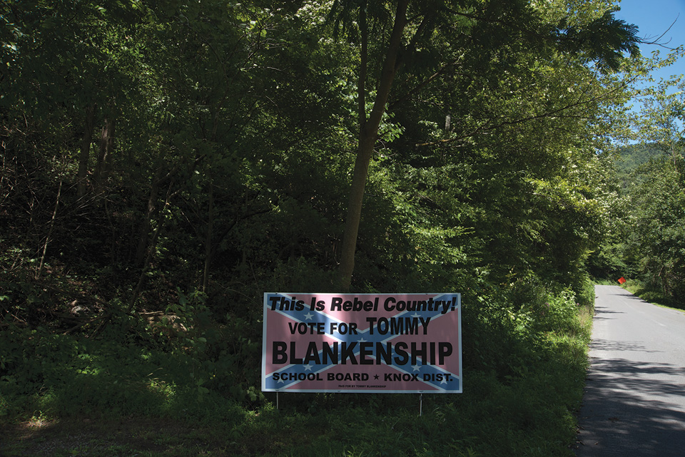 Tommy Blankenship campaign sign