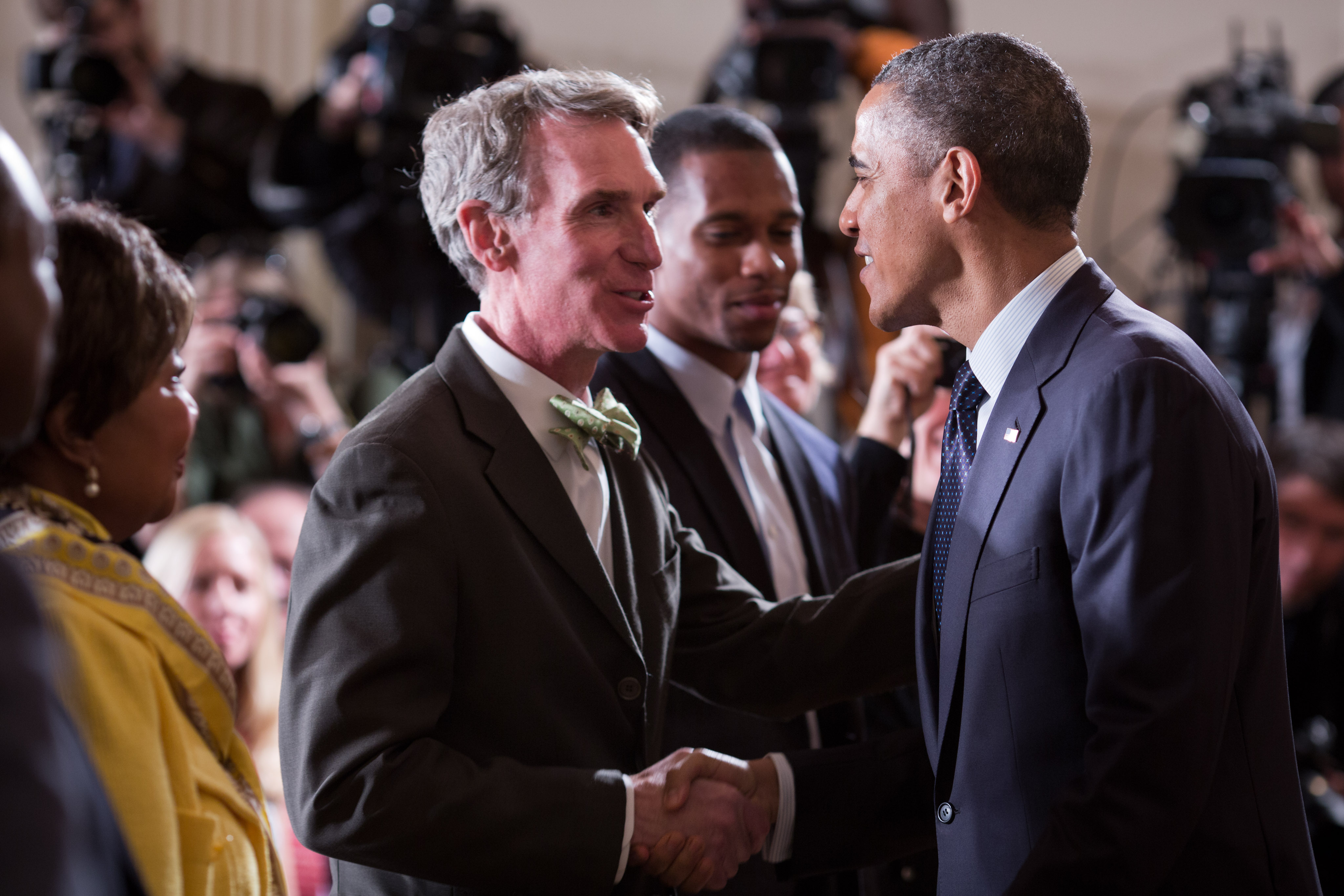 Bill Nye and Barack Obama