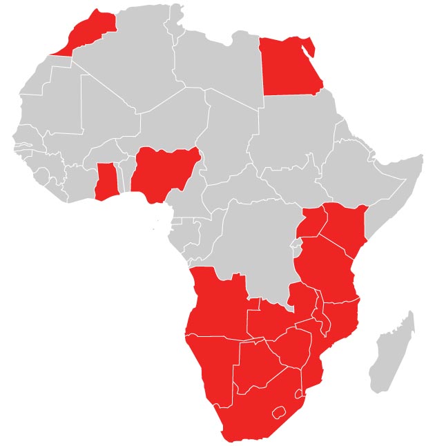KFCs in Africa