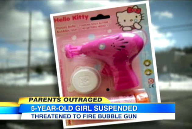 Hello Kitty bubble gun