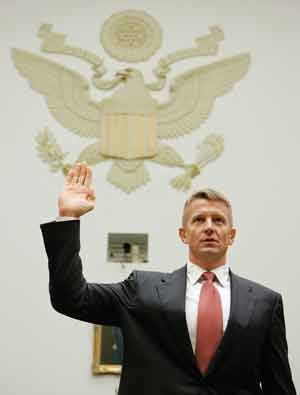In his recent Capitol Hill appearance, Erik Prince played down his foreign recruiting.