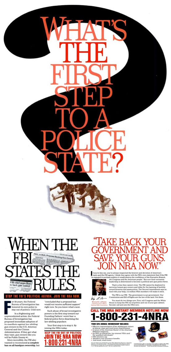 first step to police state