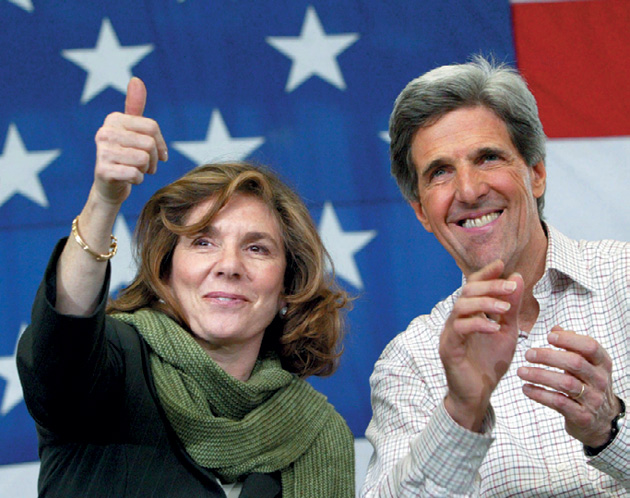 Teresa Heinz and John Kerry